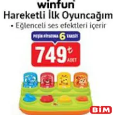 WİNFUN HAREKETLİ İLK OYUNCAĞIM fiyat ve kampanya bilgisi
